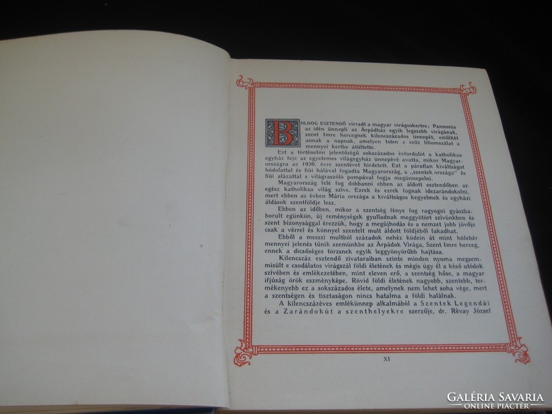 Árpádok's flower was written by Prince Imre Szent, Dr. Révayjózsef, 391 pages