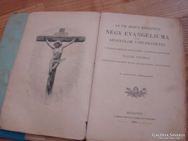 Az Úr Jézus Krisztus négy evangéliuma és az Apostolok cselekedetei a Vulgata szerint (biblia)1904