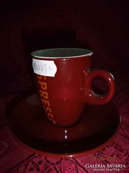 German porcelain coffee cup + saucer. La villa collection. Four in one for sale. He has!