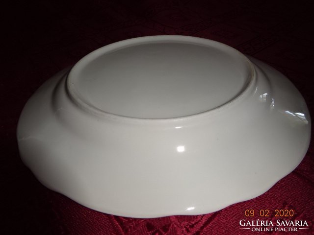 German porcelain cake plate with a rose pattern. Its diameter is 19 cm. He has!