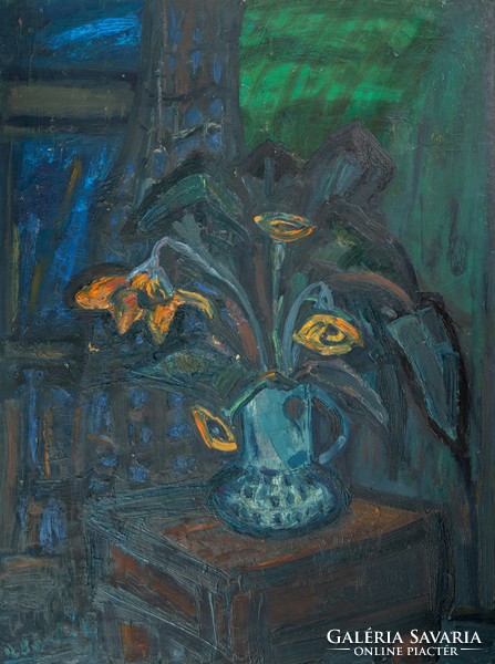 ​D. Borbély Gizella (1920-1994): Csokor. Képcsarnokos