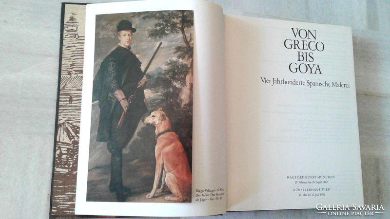 Von Greco bis Goya spanyol festészet, művészettörténeti könyv