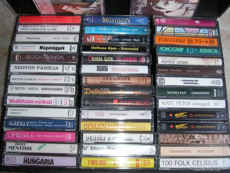 Hungarian music cassettes
