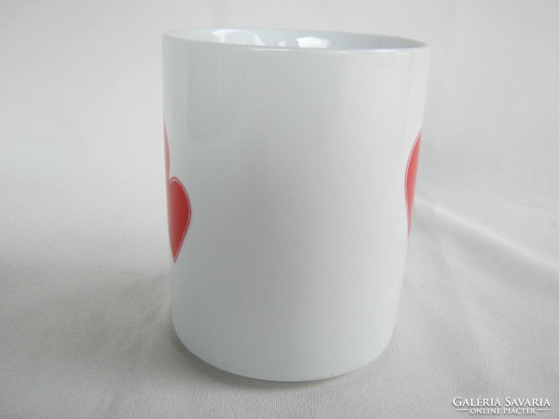 Zsolnay porcelain please heart mug
