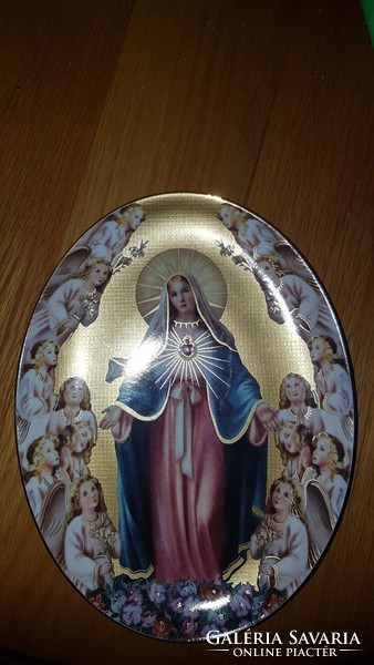 Mary queen of angels porcelán tál-limitált kiadás számozott