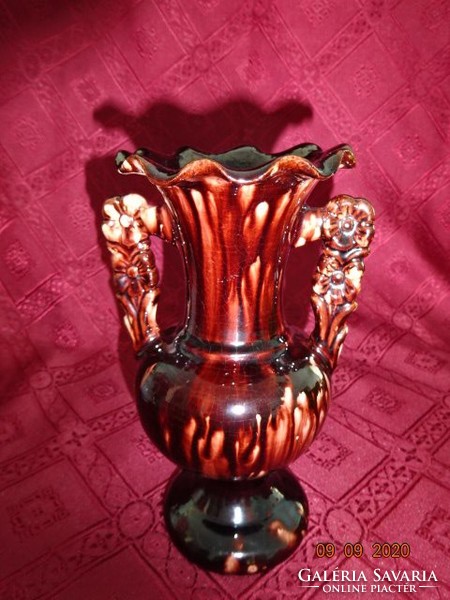 German porcelain, two-handled vase, height 17 cm. He has!