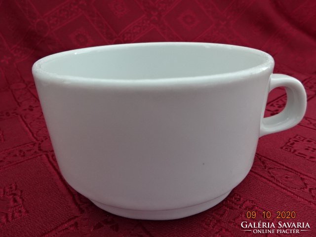 White Alföldi porcelain tea cup, diameter 10 cm. He has!