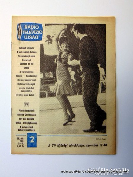 1967 1 9  /    A TV IFJÚSÁGI TÁNCKLUBJA    /  RÁDIÓ és TELEVÍZIÓ ÚJSÁG  /  Ssz.:  15071