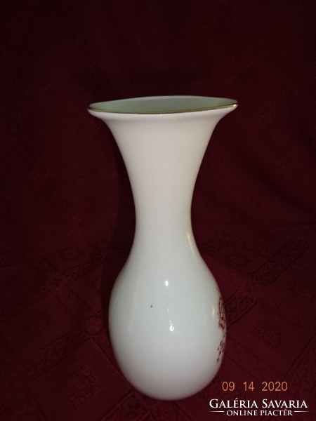 Aquincum magyar porcelán váza, különleges forma, magassága 20 cm. Vanneki!