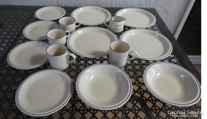 Grindley Staffordshire England English porcelain tableware with glasses