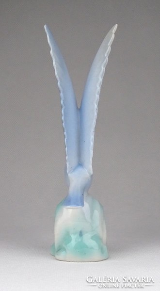 1B800 Régi jelzett Drasche porcelán sirály 14.5 cm