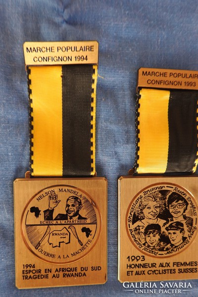 Marche populaire confignon commemorative medal - from a collection of medals