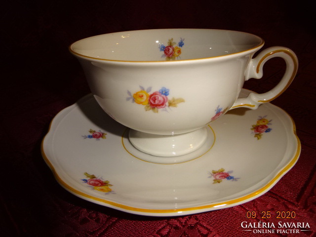 Kpm German porcelain tea cup + saucer. The top diameter of the cup is 10 cm. He has!