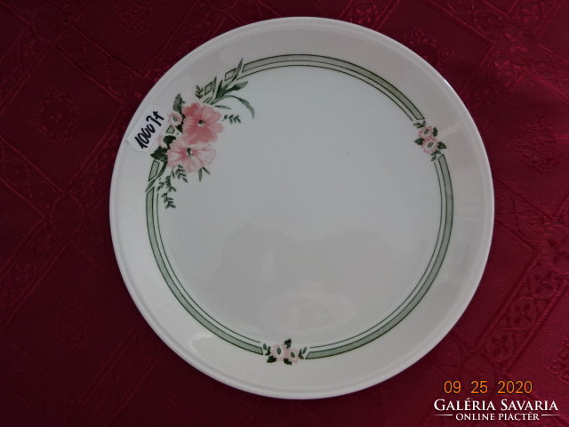 German porcelain cake plate with a peach blossom pattern. Its diameter is 19 cm. He has!