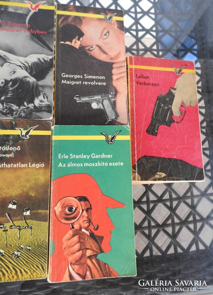 Albatross books _ agatha christie _ hiding jenő _ g. Simeon _ Lallier _ Erle Stanley Gardner