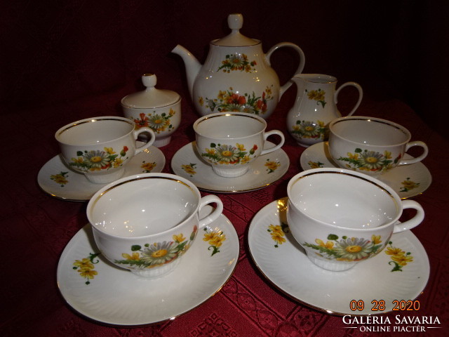 Henneberg German porcelain five-person tea set. He has!