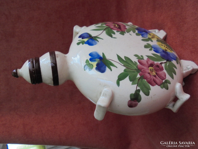 Antik porcelán Balatoni emlék kulacs