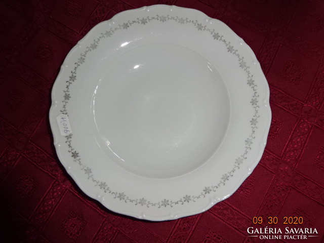 German porcelain deep plate, extra deep, diameter 24.5 cm. He has!