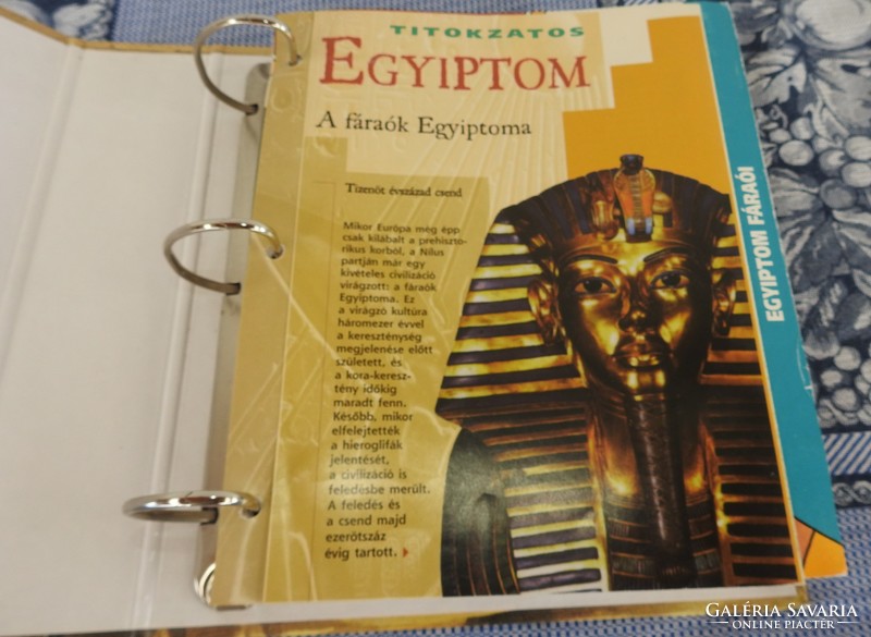 Titokzatos Egyiptom - kapcsos könyv