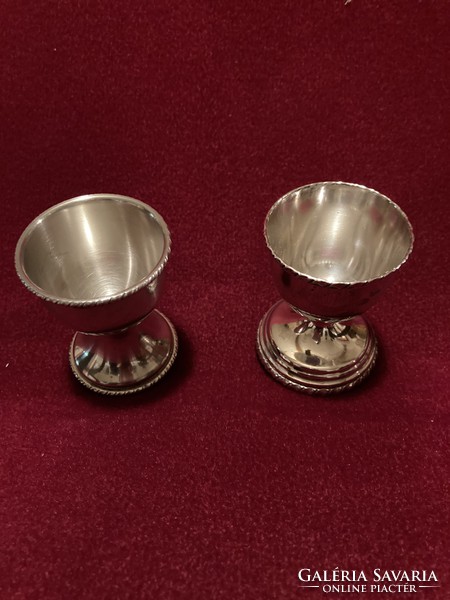 Antique / 1800s / silver egg holders! Their weight is 83 grams!!