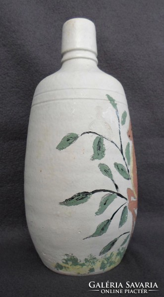 Hand painted marked deer pottery
