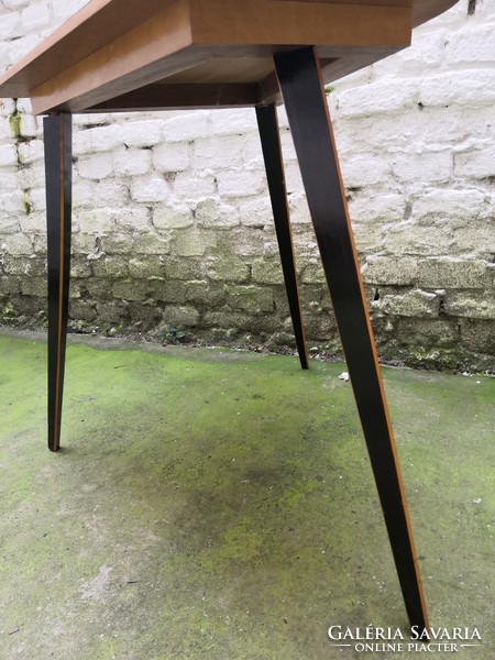 Mid century table with 2 chairs #019