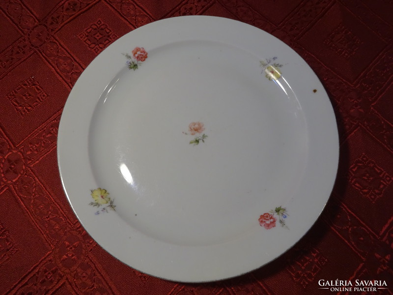 Zsolnay porcelain cake plate, diameter 19.5 cm. He has!
