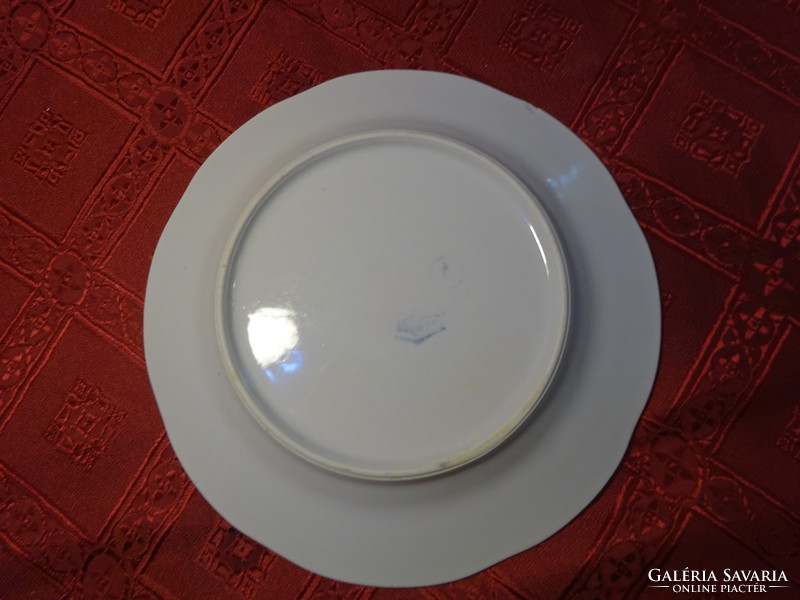 Zsolnay porcelain cake plate, diameter 19 cm. He has!