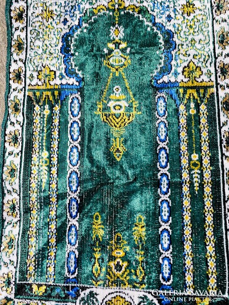 Old Eastern Arabic beautiful wall moquette carpet prayer carpet 100x50cm Óbuda v posta also