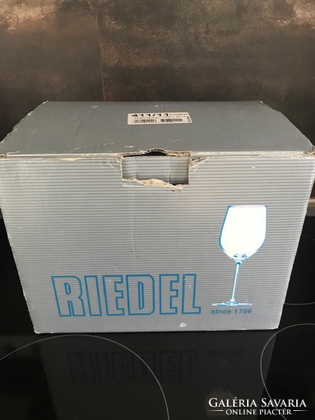 Riedel desszert boros  poharak eredeti dobozban, 21 cm magasak