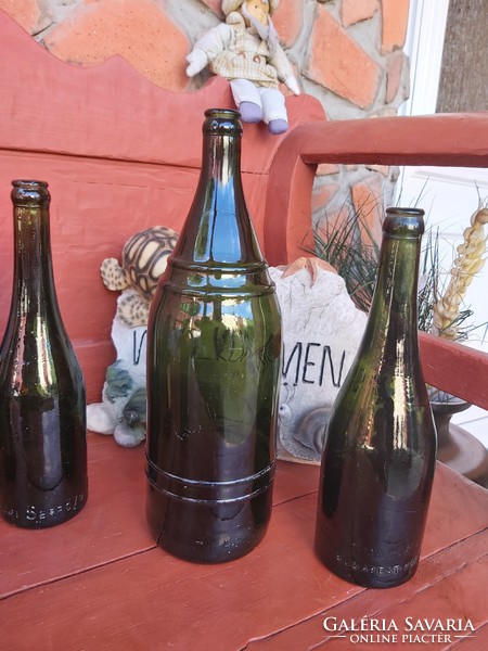 7db sörösüveg sörös üveg, Kőbányai Világos Sör Kőbánya 1.45 literes sör, nosztalgia falusi dekoráció