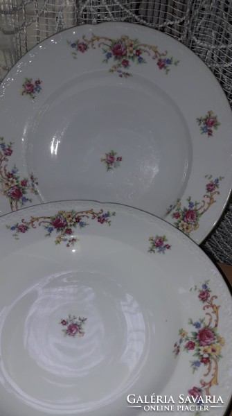 Altrohlauer Porzellanfabriken mély tányér, 3db