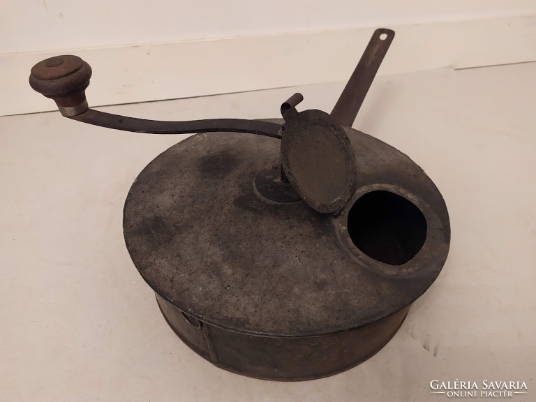 Antik kávé pörkölő nyeles dekoratív konyhai eszköz