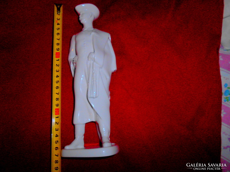 Aquincumi nagy méretű porcelán csikós   figura 27 cm -HIBÁTLAN-Kímélt