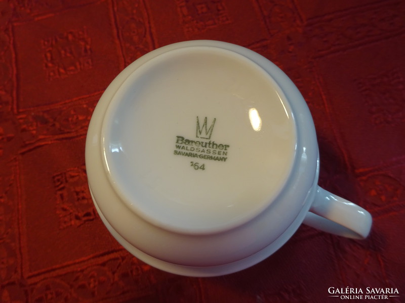 Bareuther Bavarian German porcelain coffee cup with Mannheim inscription. He has!