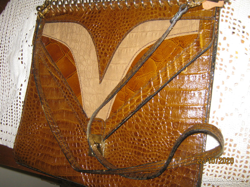 Vintage bőr  irat táska Sudhaus