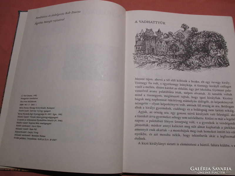 Andersen Hókirálynő, mesekönyv, könyv