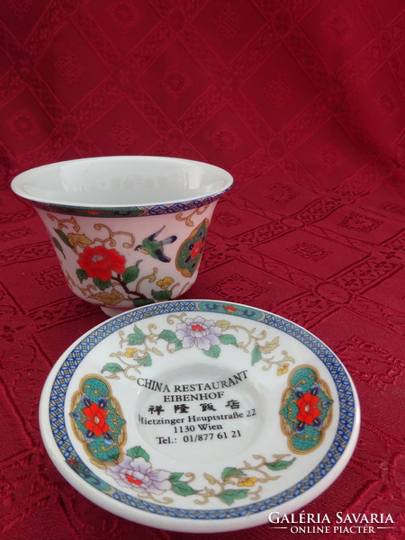 Chinese porcelain, pre-soup cup, Chinese restaurant - Eibenhof. He has!
