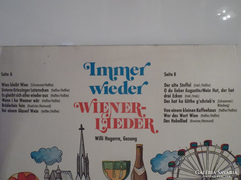 Record - vinyl - West German immer wieder wiener lieder - novel condition