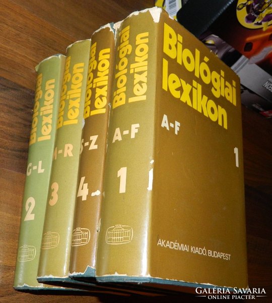Biológiai lexikon /teljes sorozat 4 kötet