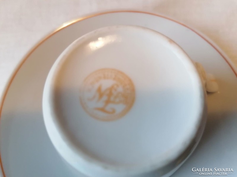 Német porcelán kávés csésze + alj
