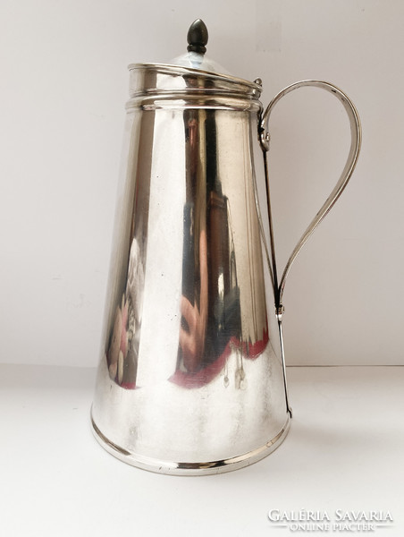 W.A.S benson silver-plated warming jug ~ 1880, a rarity!