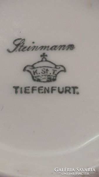 Antik Steinmann Tiefenfurt-i porcelán kiöntő