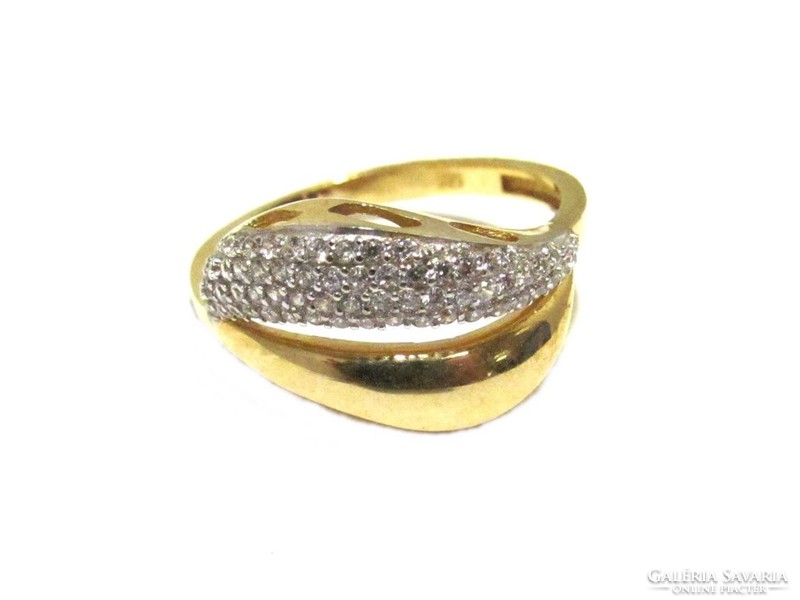Arany női köves gyűrű (D25-Au58341)