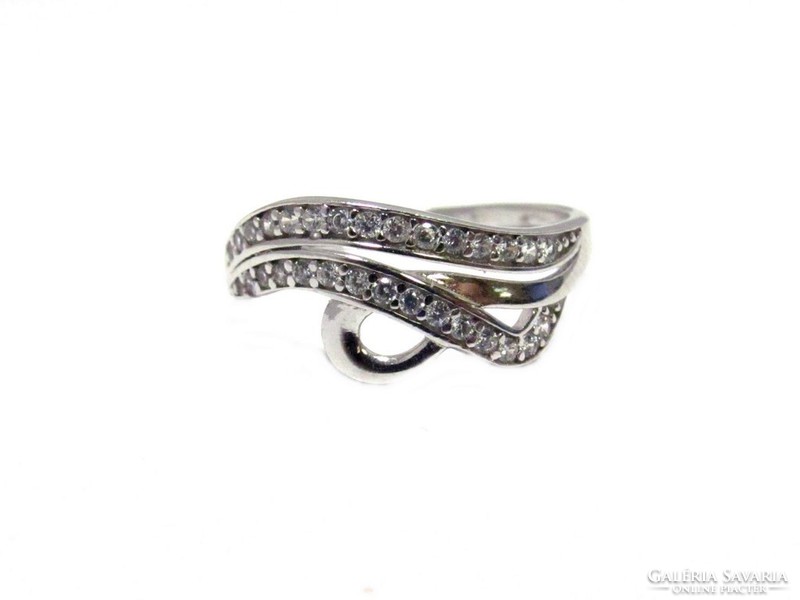 White Gold Women's Stone Ring (d25-au58382)