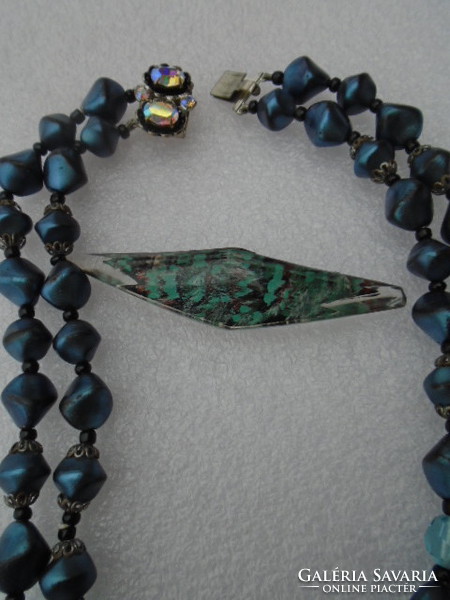 Tahitian jewelry collier from the 40s and 50s, a very beautiful and sophisticated antique piece