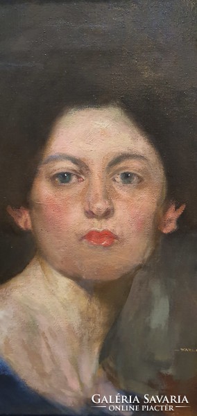 Karlovszky Bertalan- Női portré