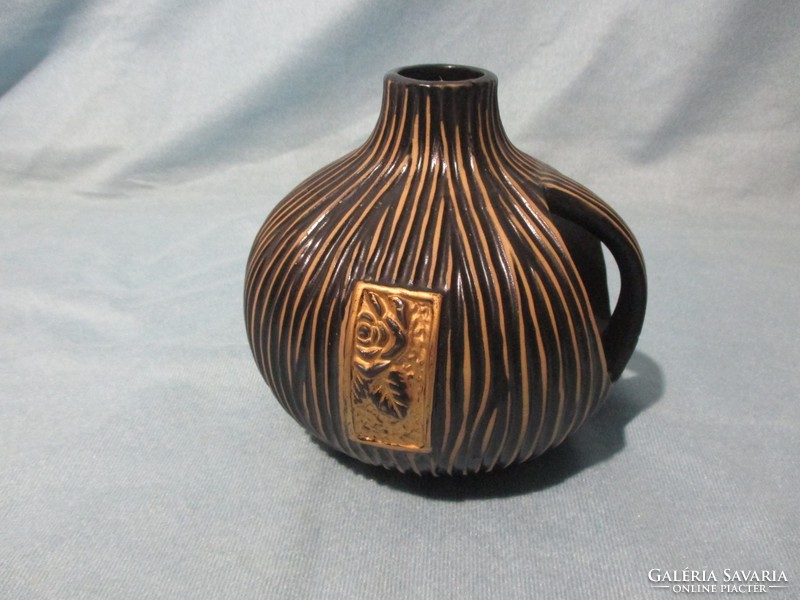 Különleges retro iparművész kerámia váza
