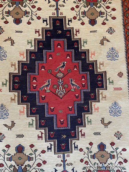 Handmade Iranian sumac carpet 130x200