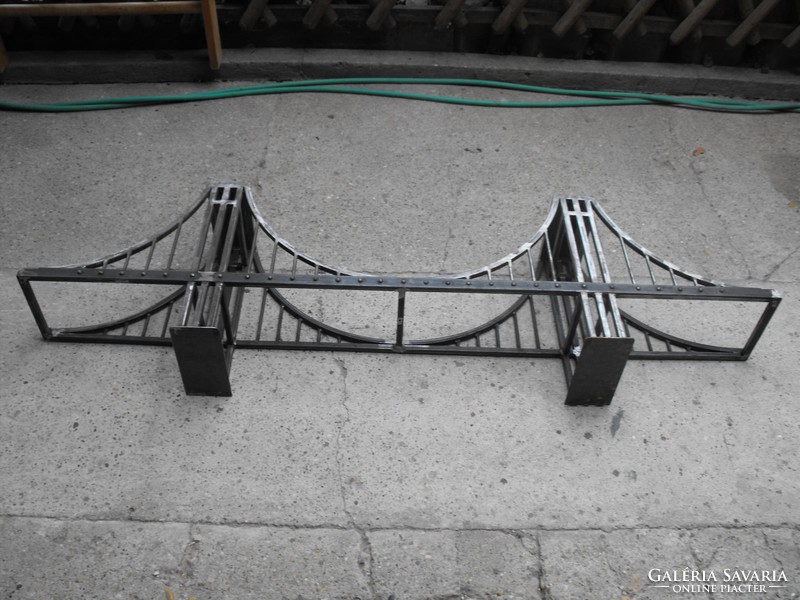 Extra Ritka Ipari Vas polc 180cm Híd Loft Retro Híd industrial vintage bútor